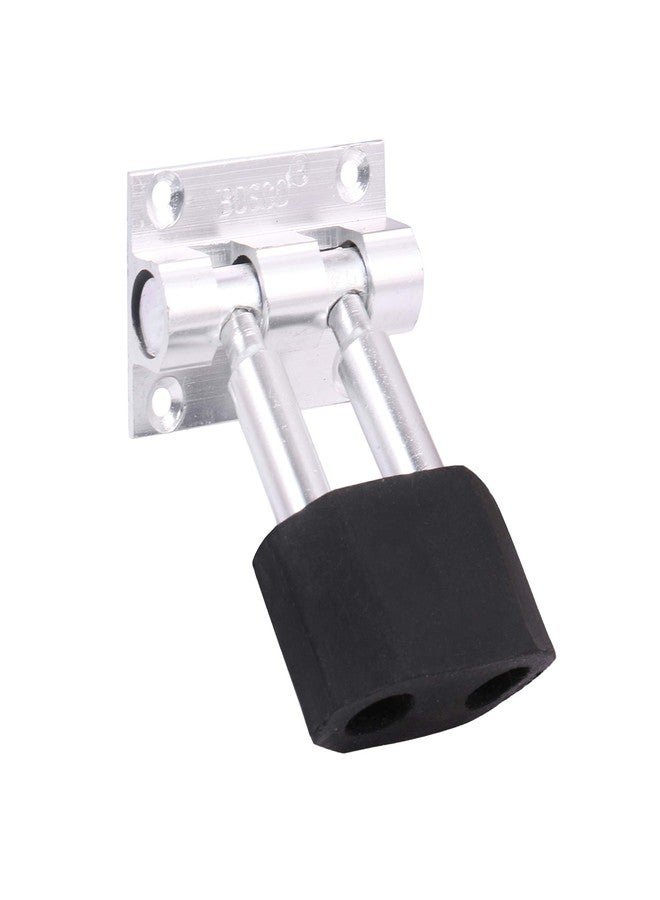 BOSCO Aluminium Door Stopper with Rubber Tip & Screw Heavy Duty Door Holder for Home, Office & Bathroom Non-Slip Door Stop for Wooden, Tile, Carpet & Laminated Floors Wall Protector & Noise Reducer - Image 3